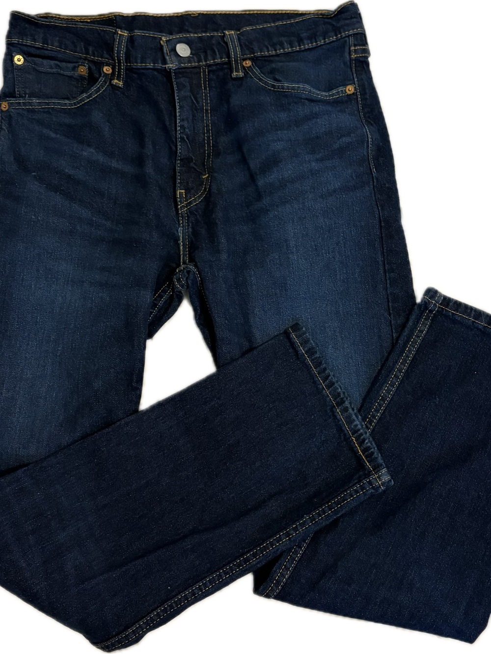 Levi's Dark Indigo Straight-Leg Men's Jeans